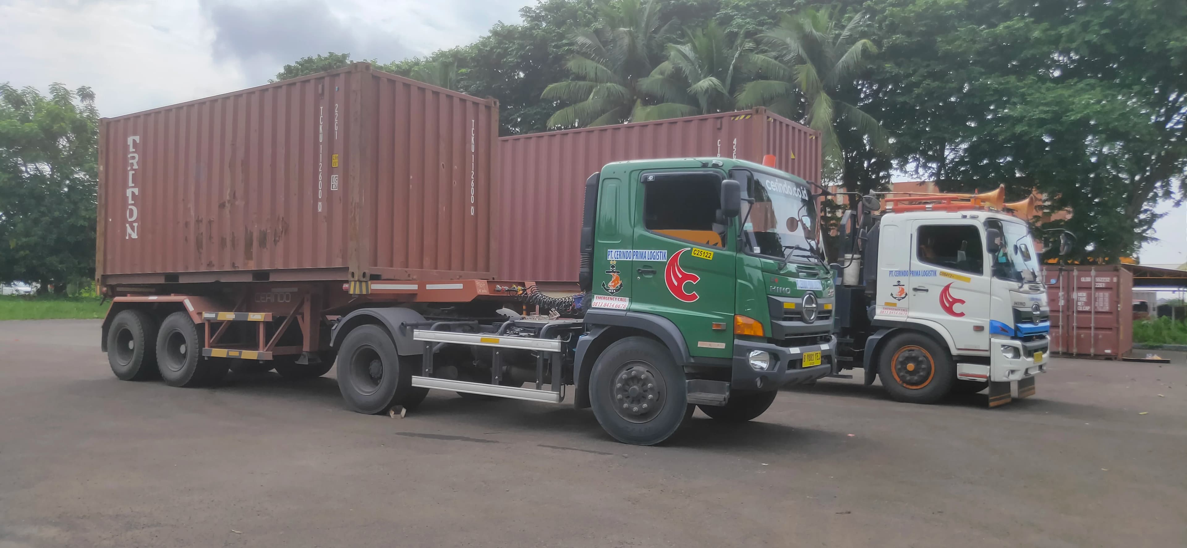 Container storage site